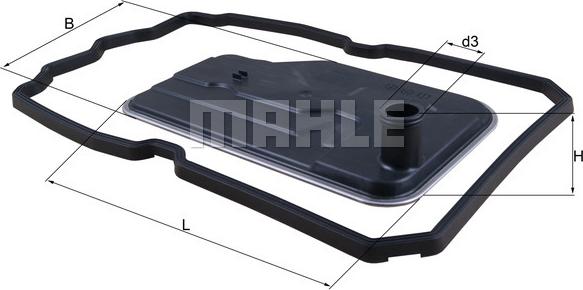 MAHLE HX 124D - Hidraulinis filtras, automatinė transmisija onlydrive.pro