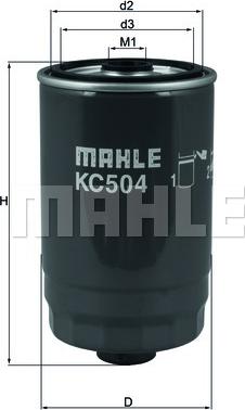 MAHLE KC 504 - Fuel filter onlydrive.pro