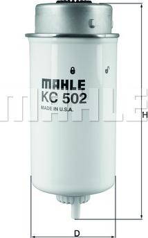 MAHLE KC 502 - Fuel filter onlydrive.pro