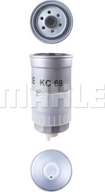 MAHLE KC 69 - Fuel filter onlydrive.pro