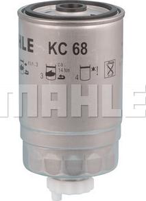 MAHLE KC 68 - Fuel filter onlydrive.pro