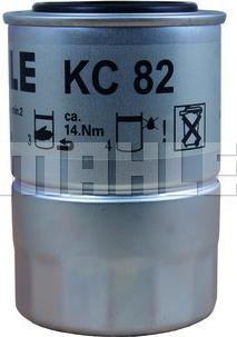 MAHLE KC 82D - Fuel filter onlydrive.pro