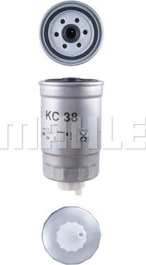 MAHLE KC 38 - Kütusefilter onlydrive.pro