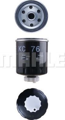 MAHLE KC 76 - Kütusefilter onlydrive.pro