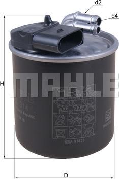 MAHLE KL 914 - Degvielas filtrs onlydrive.pro