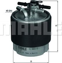 MAHLE KL 440/18 - Fuel filter onlydrive.pro