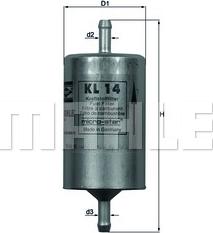 MAHLE KL 14 - Fuel filter onlydrive.pro