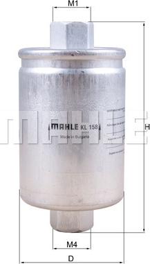 MAHLE KL 158 - Fuel filter onlydrive.pro