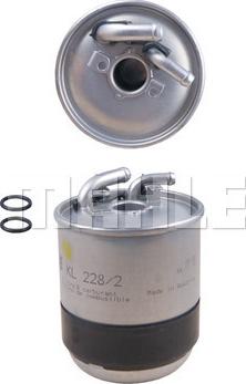 MAHLE KL 228/2D - Fuel filter onlydrive.pro