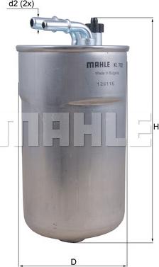 MAHLE KL 792 - Fuel filter onlydrive.pro