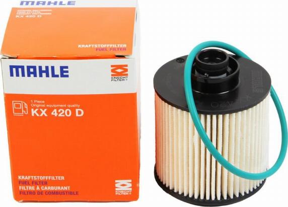 MAHLE KX 420D - Kütusefilter onlydrive.pro