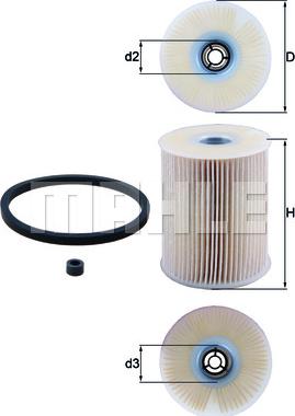 MAHLE KX 231D - Fuel filter onlydrive.pro