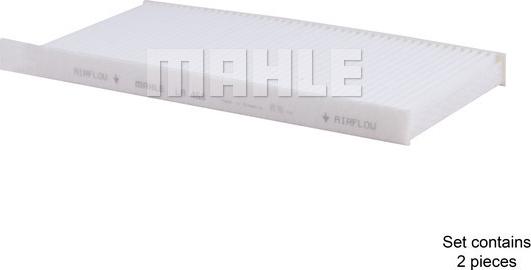 MAHLE LA 468/S - Suodatin, sisäilma onlydrive.pro