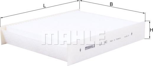 MAHLE LA 141 - Filter, interior air onlydrive.pro