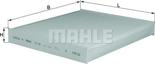 MAHLE LA 189 - Filter, interior air onlydrive.pro