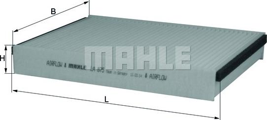 MAHLE LA 875 - Filter,salongiõhk onlydrive.pro