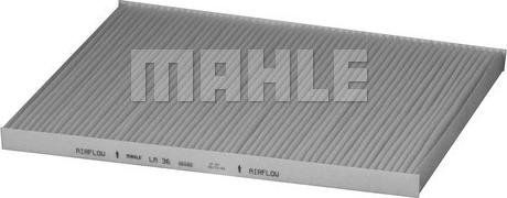 MAHLE LA 36 - Фильтр воздуха в салоне onlydrive.pro