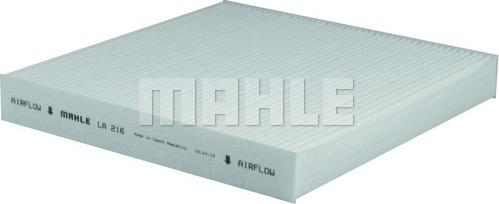 MAHLE LA 216 - Filter, interior air onlydrive.pro