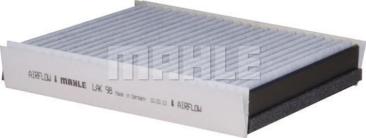 MAHLE LAK 96 - Filter, interior air onlydrive.pro