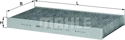 MAHLE LAK 56 - Filter, interior air onlydrive.pro