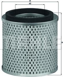 MAHLE LX 1077 - Air Filter, engine onlydrive.pro