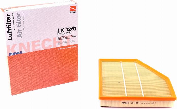 MAHLE LX 1261 - Air Filter, engine onlydrive.pro