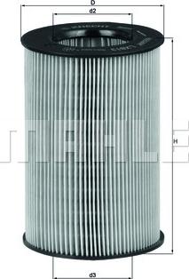 MAHLE LX 813 - Air Filter, engine onlydrive.pro