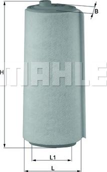 MAHLE LX 823 - Õhufilter onlydrive.pro