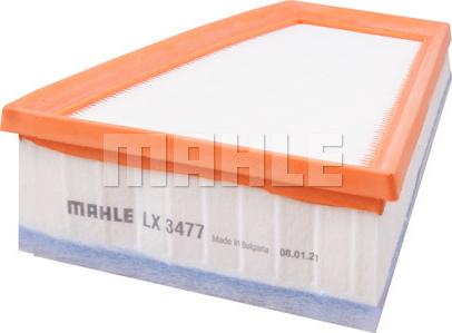 MAHLE LX 3477 - Gaisa filtrs onlydrive.pro