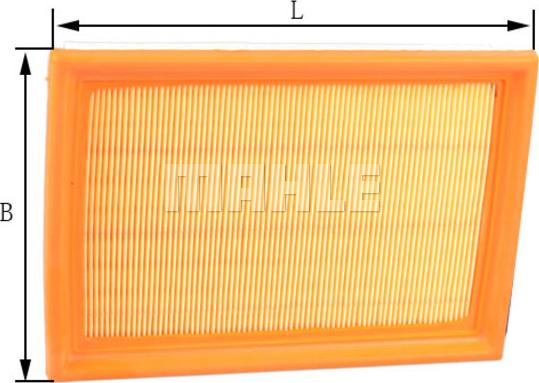 MAHLE LX 3315 - Air Filter, engine onlydrive.pro