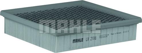 MAHLE LX 2108 - Gaisa filtrs onlydrive.pro