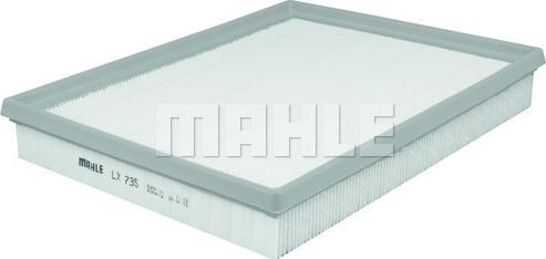 MAHLE LX 735 - Air Filter, engine onlydrive.pro