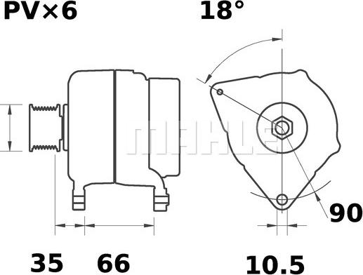 MAHLE MG 506 - Generaator onlydrive.pro