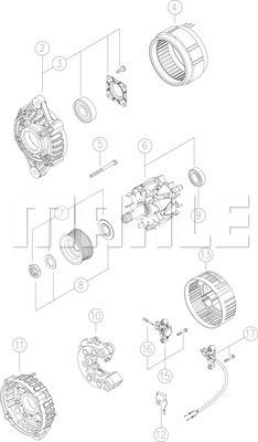 MAHLE MG 11 - Generaator onlydrive.pro