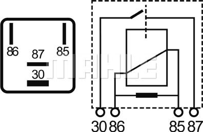 MAHLE MR 5 - Relay, main current onlydrive.pro