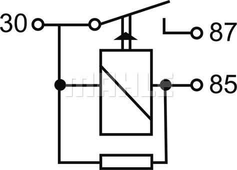 MAHLE MR 118 - Relay, fuel pump onlydrive.pro