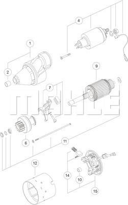 MAHLE MS 47 - Starter onlydrive.pro