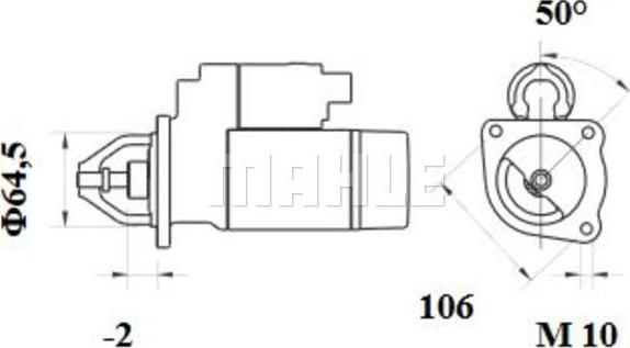 MAHLE MS 80 - Starter onlydrive.pro