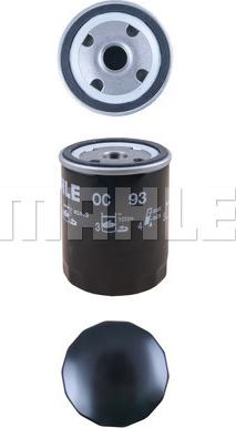 MAHLE OC 93 - Oil Filter onlydrive.pro