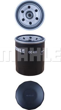 MAHLE OC 495 - Oil Filter onlydrive.pro