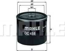 MAHLE OC 458 - Oil Filter onlydrive.pro