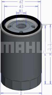 MAHLE OC 489 - Oil Filter onlydrive.pro