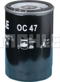 MAHLE OC 47 OF - Oil Filter onlydrive.pro