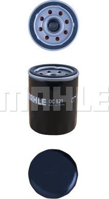 MAHLE OC 521 - Oil Filter onlydrive.pro