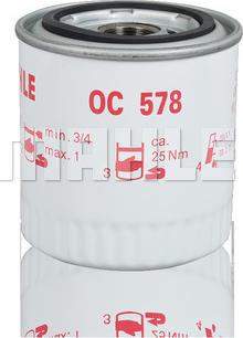MAHLE OC 578 - Oil Filter onlydrive.pro