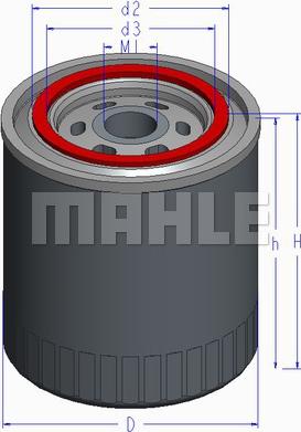 MAHLE OC 578 - Oil Filter onlydrive.pro