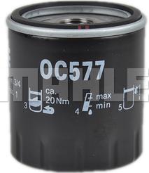 MAHLE OC 577 - Oil Filter onlydrive.pro