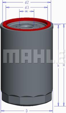 MAHLE OC 608 - Oil Filter onlydrive.pro