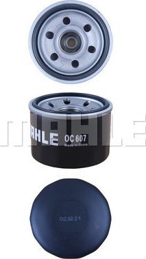 MAHLE OC 607 - Oil Filter onlydrive.pro