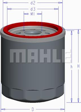 MAHLE OC 610 - Oil Filter onlydrive.pro